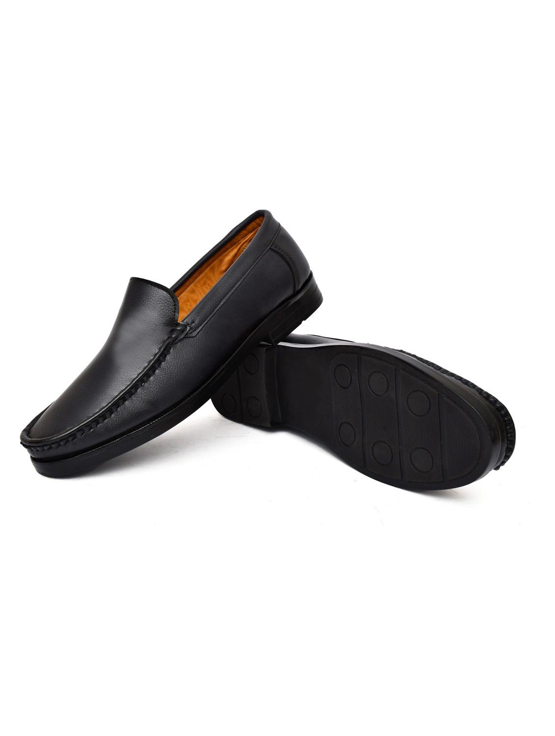 blue synthetic slip on loafers - 19481068 - Standard Image - 2