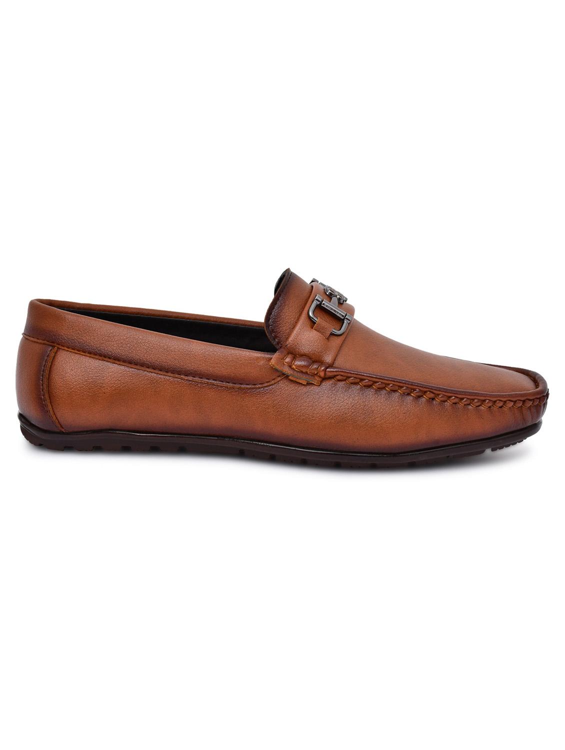 tan patent leather slip on loafers - 19481085 - Standard Image - 2