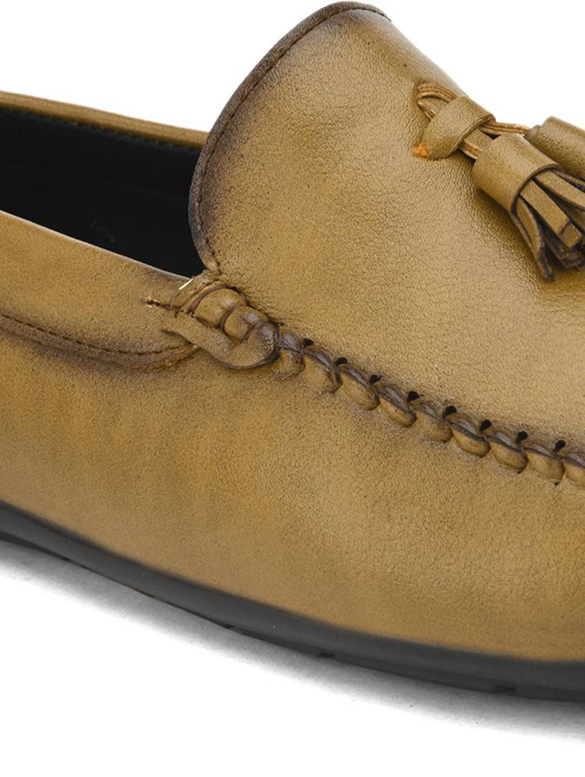 yellow patent leather slip on loafers - 19481098 - Standard Image - 2
