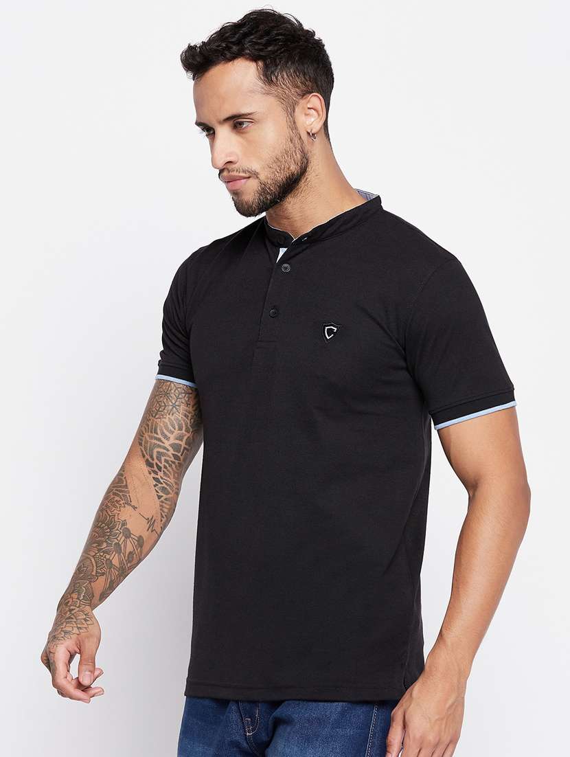 black solid t-shirt - 19481136 -  Standard Image - 2