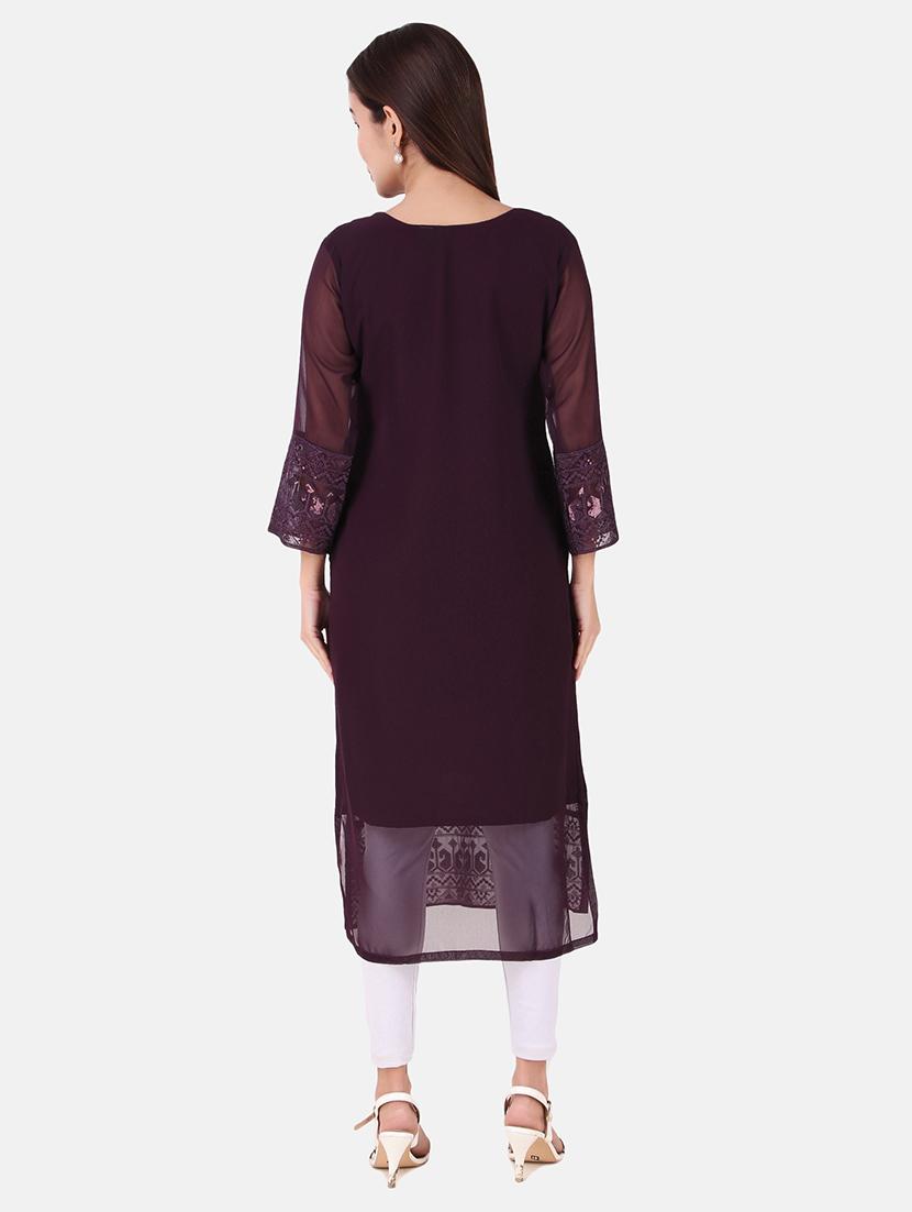 women's straight kurta - 19481197 - Standard Image - 2