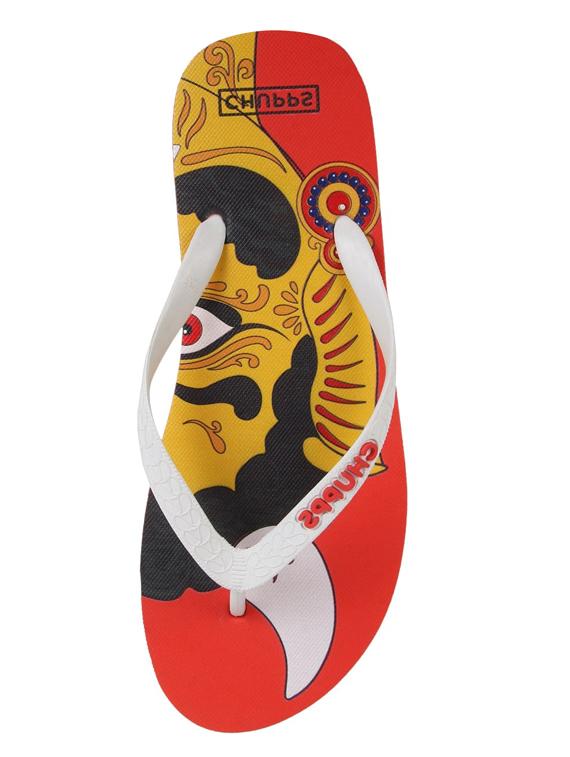 printed toe separator flip flops - 19481635 - Standard Image - 2