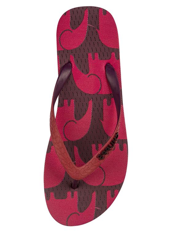 printed toe separator flip flops - 19481660 - Standard Image - 2