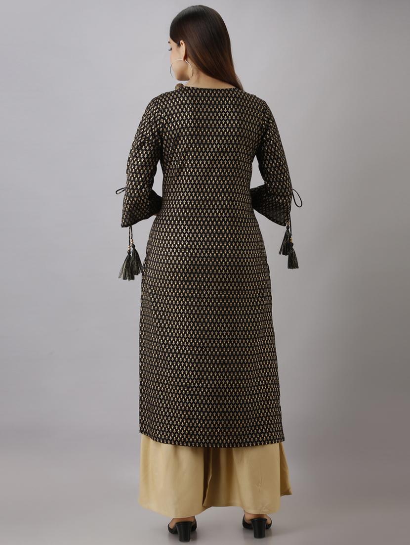 round neck kurta sharara set - 19481782 - Standard Image - 2
