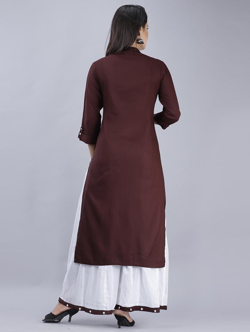 women kurta palazzo set with dupatta - 19481794 -  Standard Image - 2