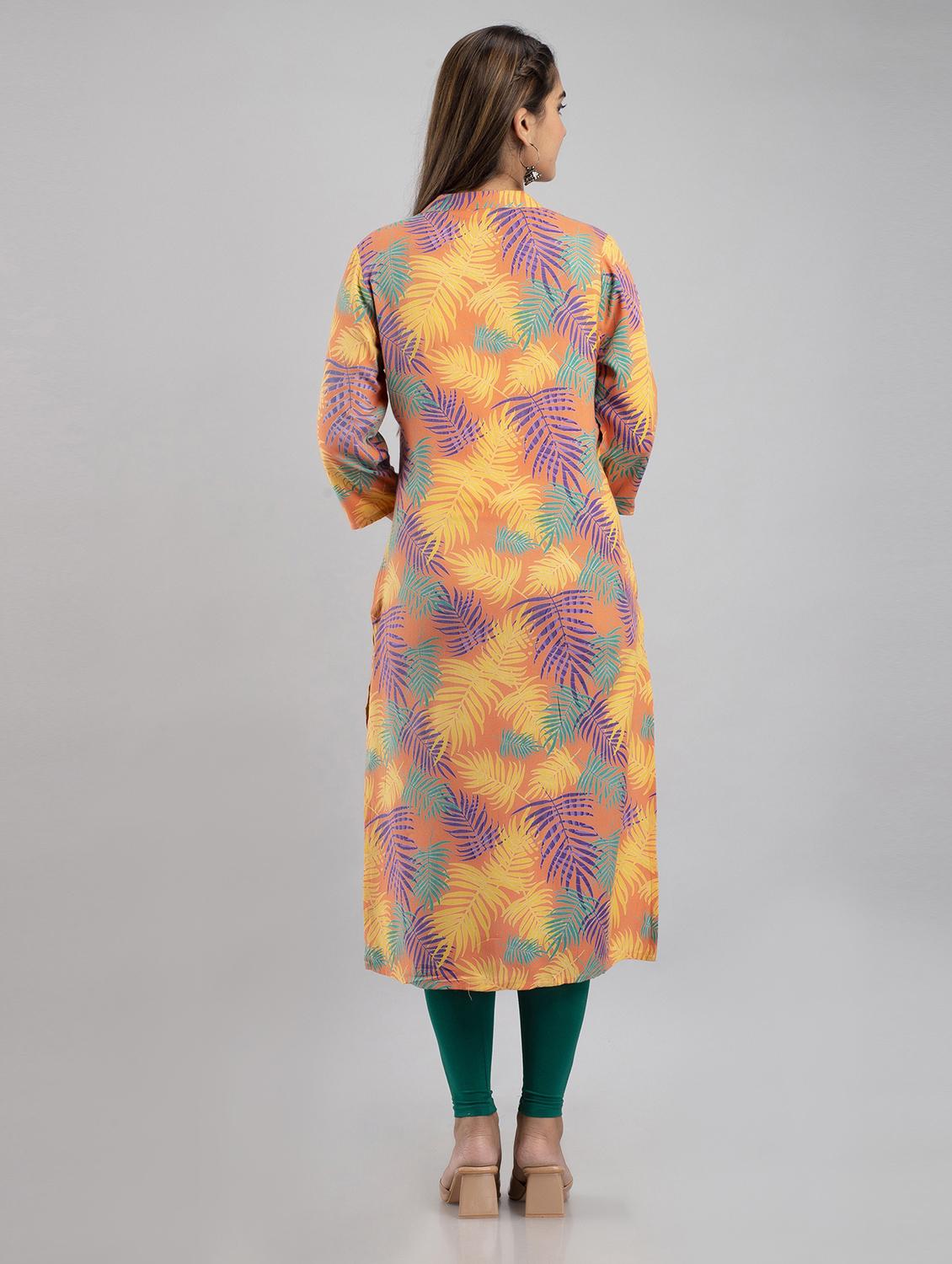 women's straight kurta - 19481852 - Standard Image - 2