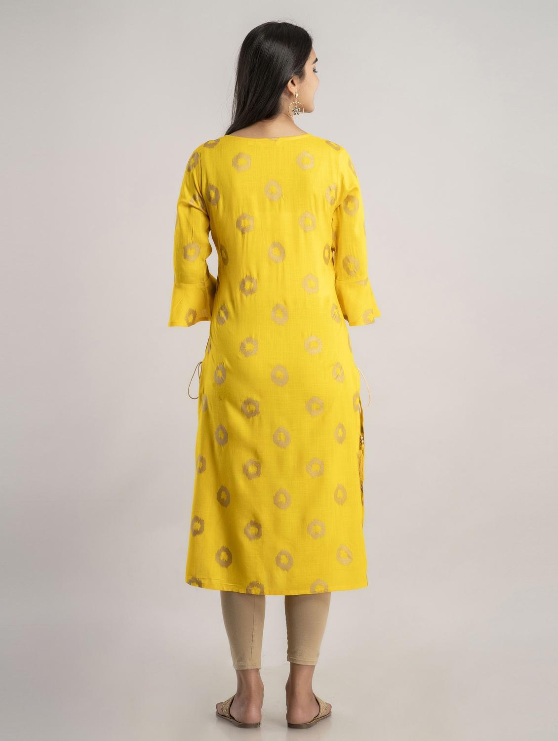 women's straight kurta - 19481935 - Standard Image - 2
