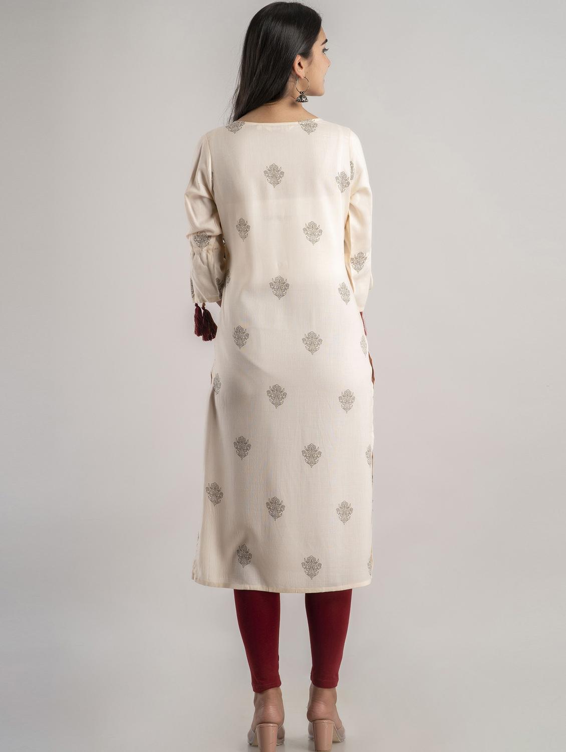 women's straight kurta - 19481946 - Standard Image - 2