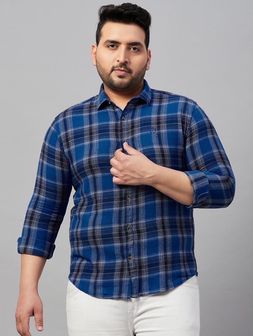 mens checks casual shirt - 19482923 -  Zoom Image - 0