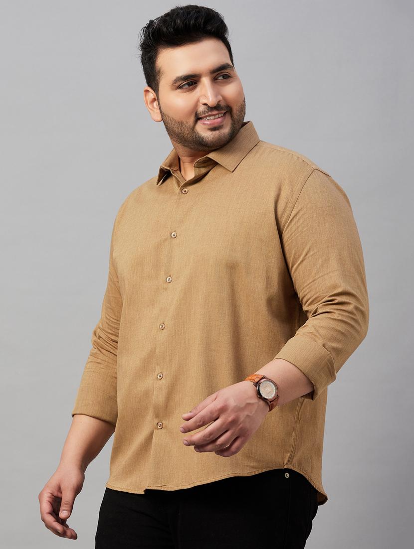mens solid casual shirt - 19482960 - Standard Image - 2