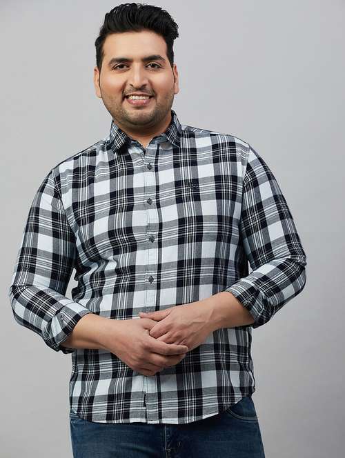 mens checks casual shirt - 19482981 - Standard Image - 0