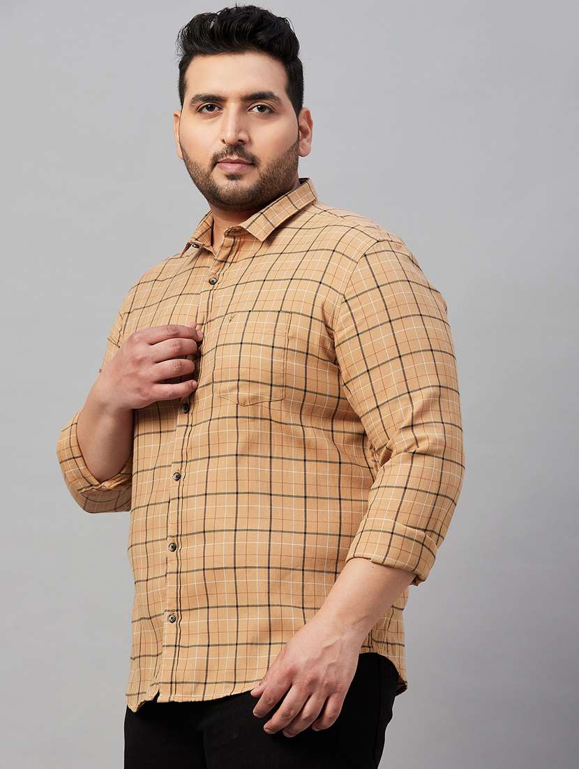 mens checks casual shirt - 19483004 -  Standard Image - 2