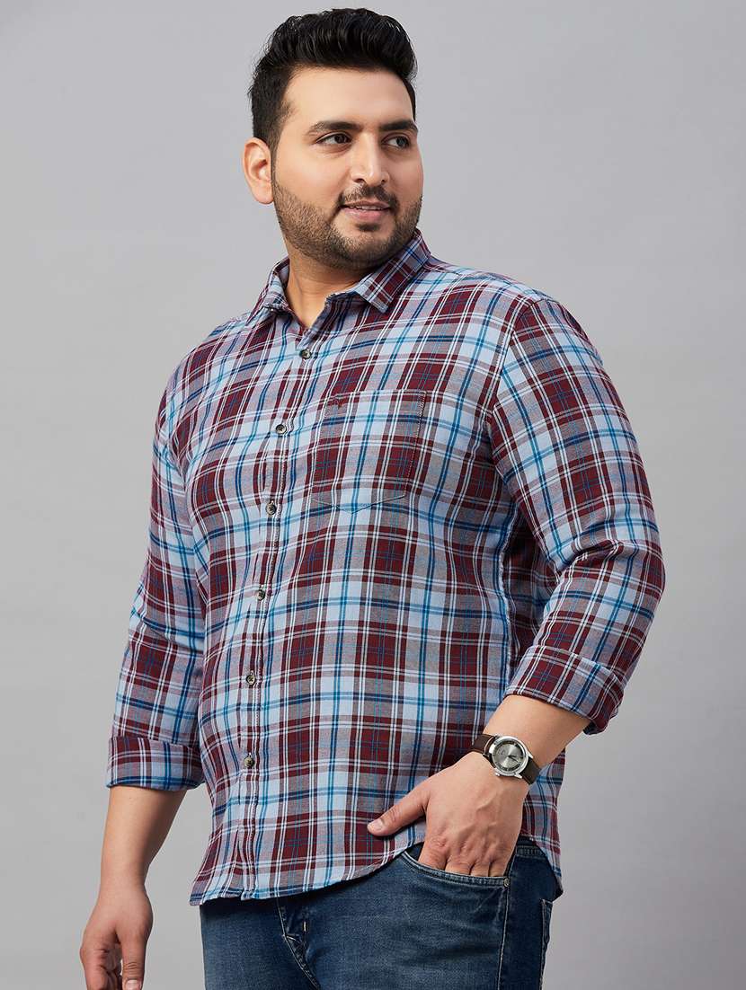 mens checks casual shirt - 19483006 -  Standard Image - 2