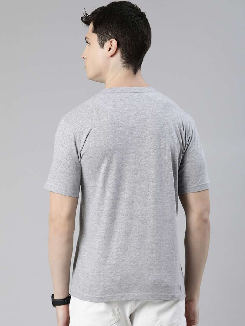 grey chest printed t-shirt - 19484109 -  Standard Image - 2