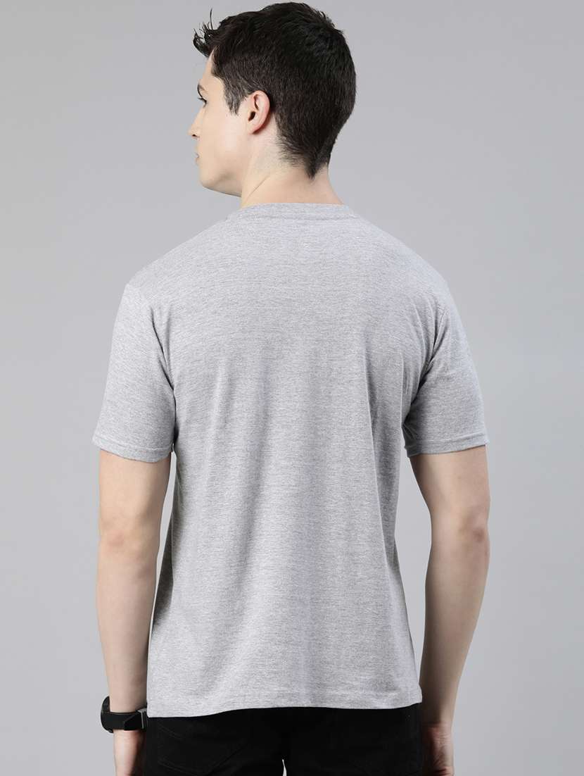 grey chest printed t-shirt - 19484131 -  Standard Image - 2