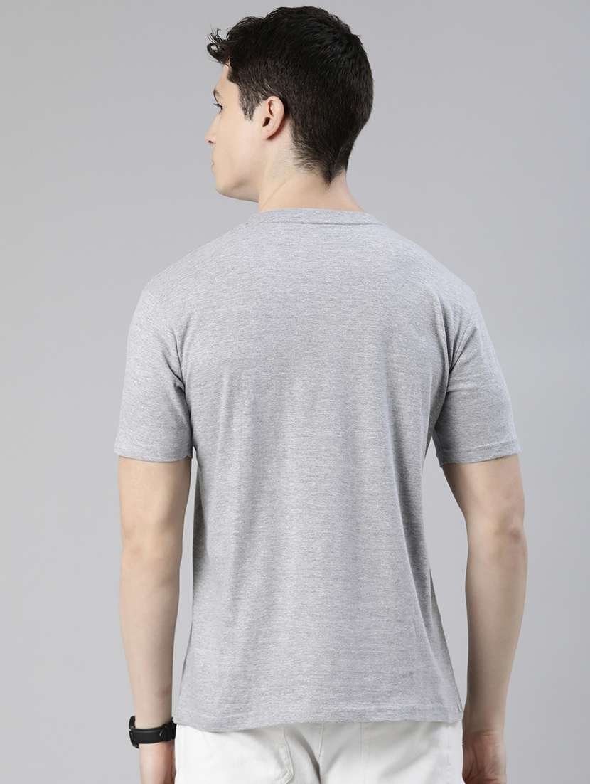 grey chest printed t-shirt - 19484142 -  Standard Image - 2