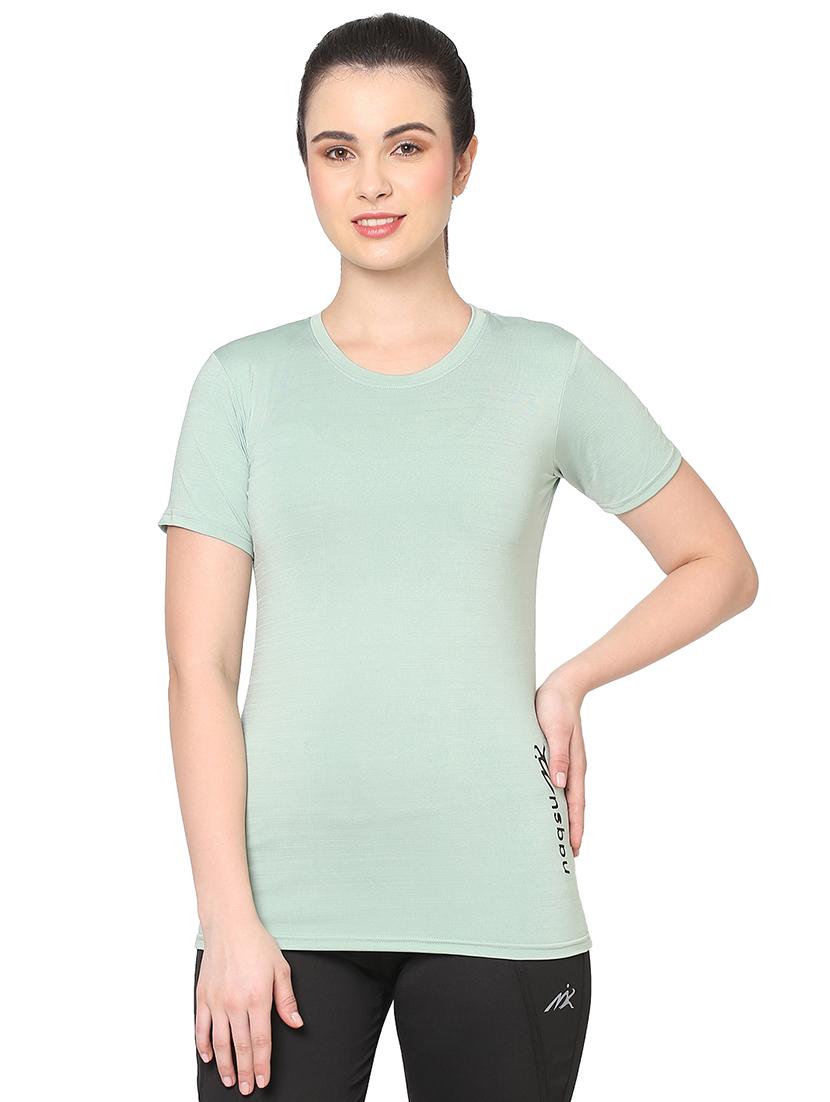 women's placement print round neck t-shirt - 19484355 -  Zoom Image - 0