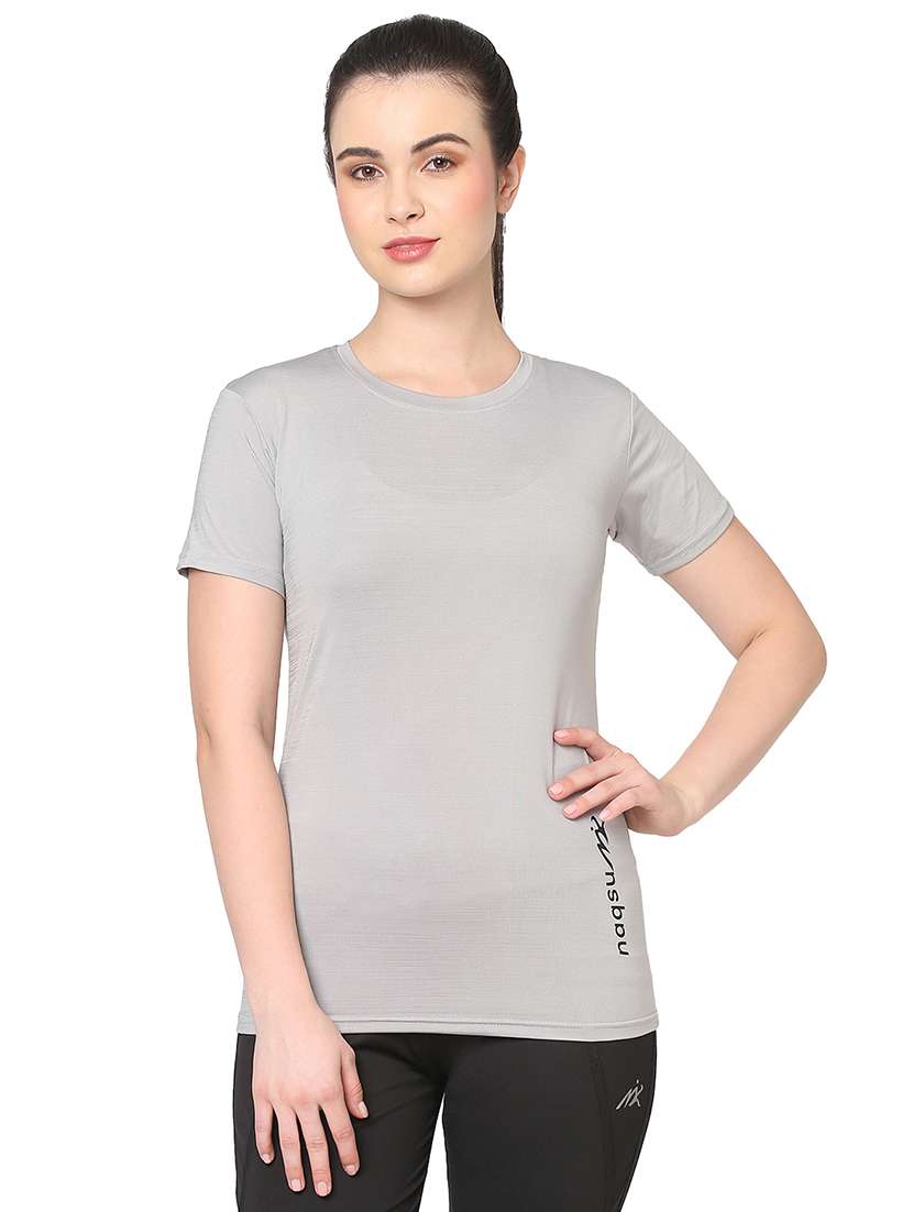 women's plain round neck t-shirt