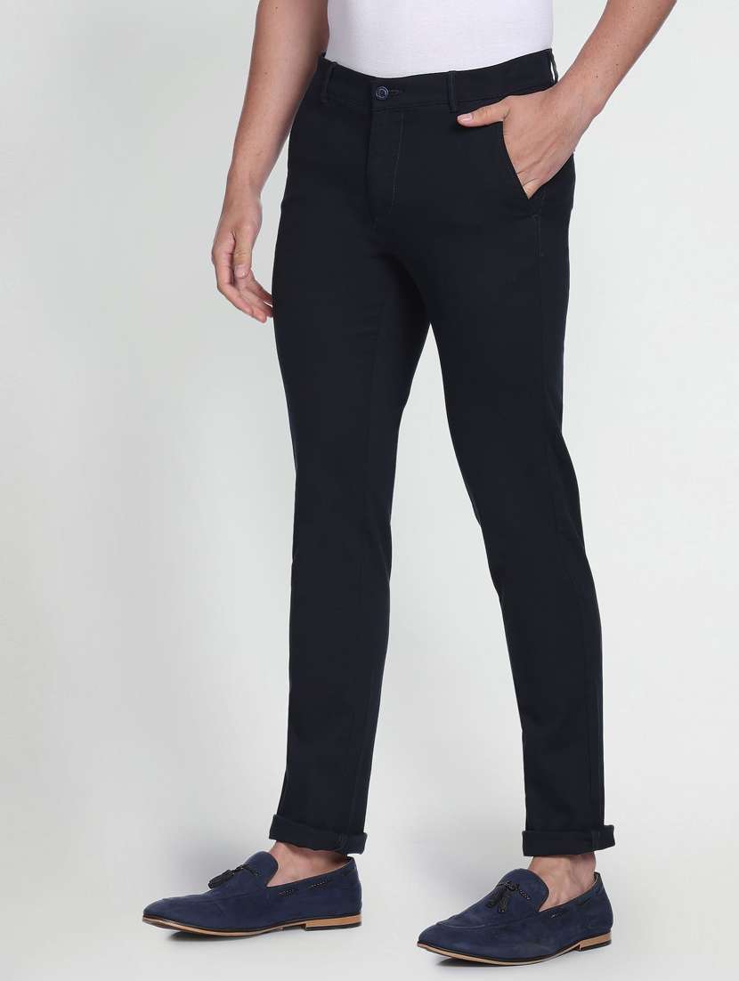blue cotton chinos 