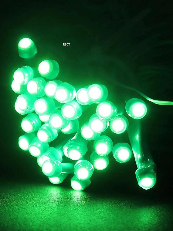 rsct battery powered waterproof and corded 25 v green led string light 36 ft - 19487122 - Standard Image - 2