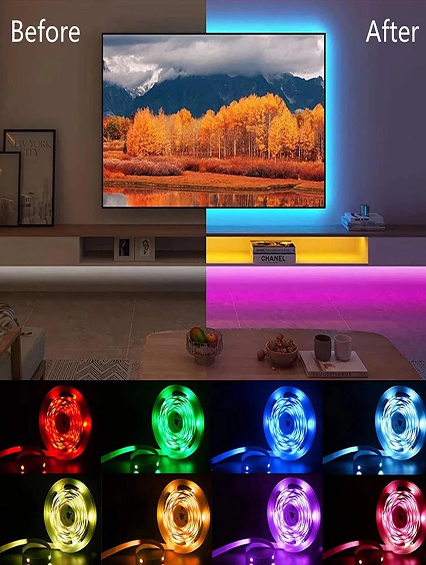 rsct plastic dimmable 12 v dc red, green and blue led strip light - 19487312 - Standard Image - 2