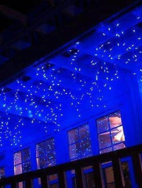rsct plastic corded electric energy efficient and adjustable blue decorative led string 36 ft - 19487317 - Standard Image - 2