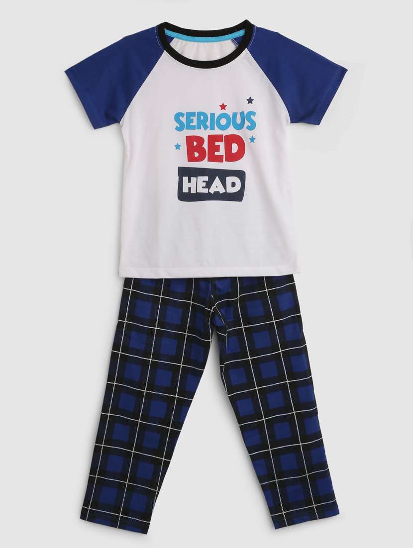 boys cotton nightwear  pyjama set 