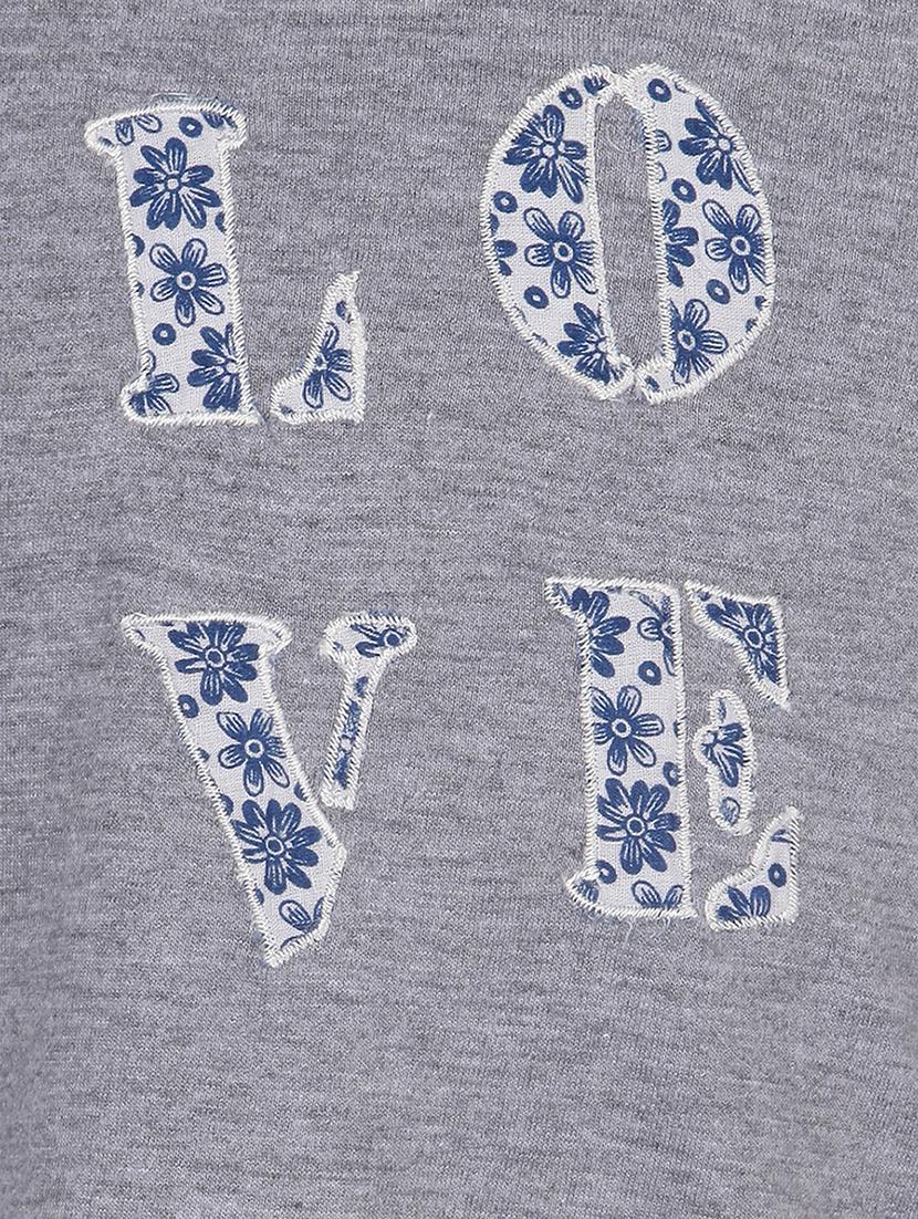 grey cotton self designed regular tee - 19488899 - Standard Image - 2