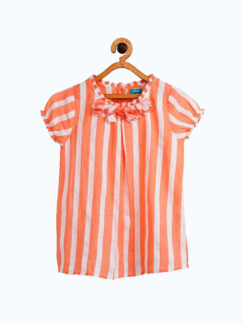 girls round neck top