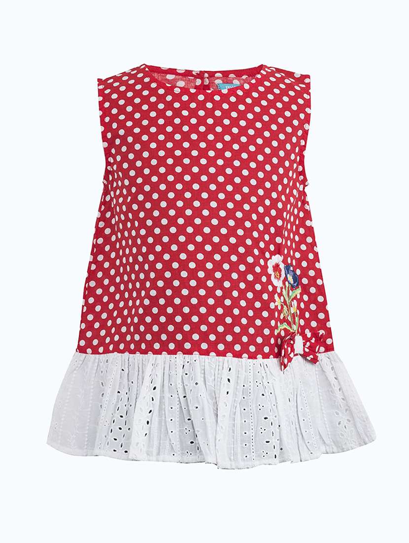 girls round neck top