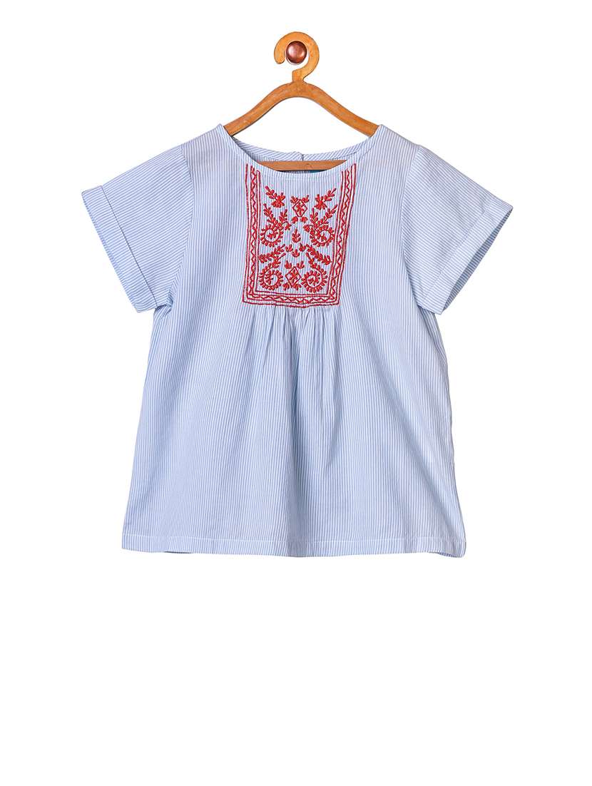 girls round neck top