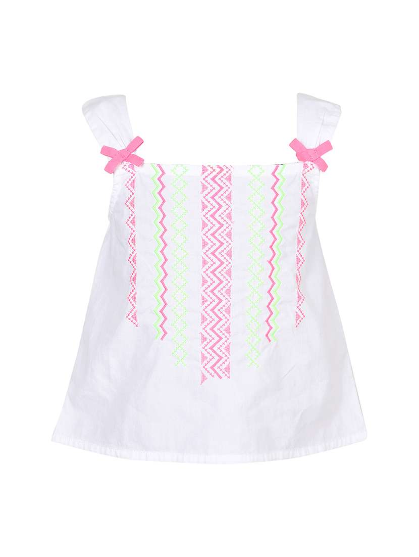 girls square neck top