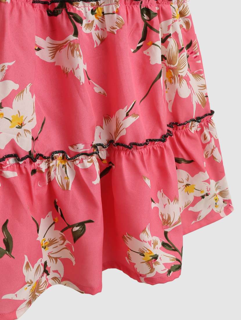 girls tie up neck sleeveless frock - 19489345 -  Standard Image - 2