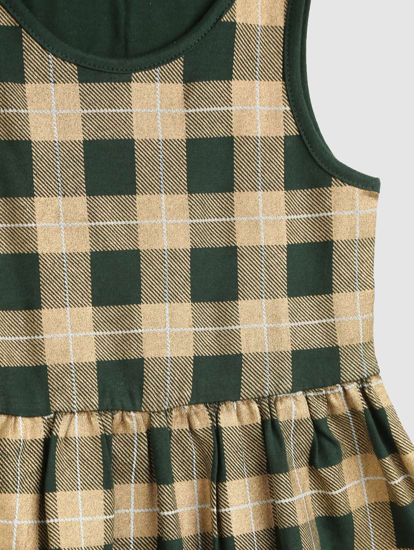 kids girls checkered frock - 19489351 - Standard Image - 2