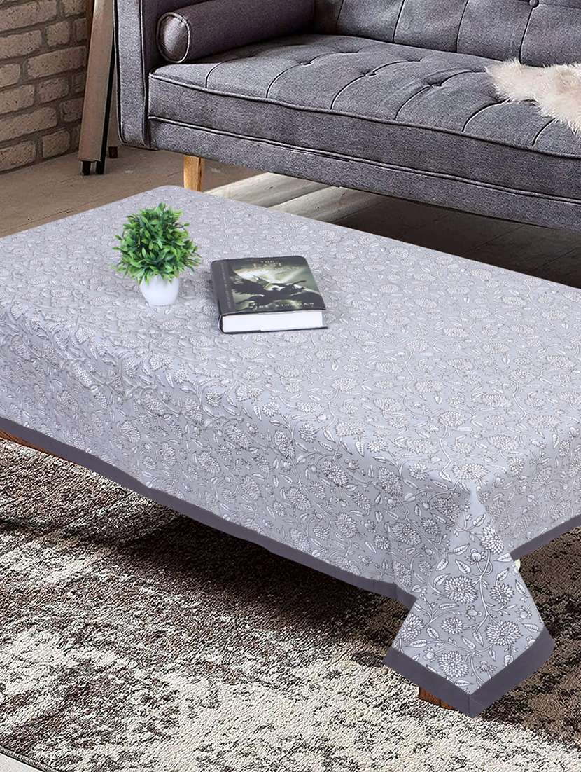 texstylers cotton 4 seater 40 x 60 inch rectangular jaipuri center table cloth