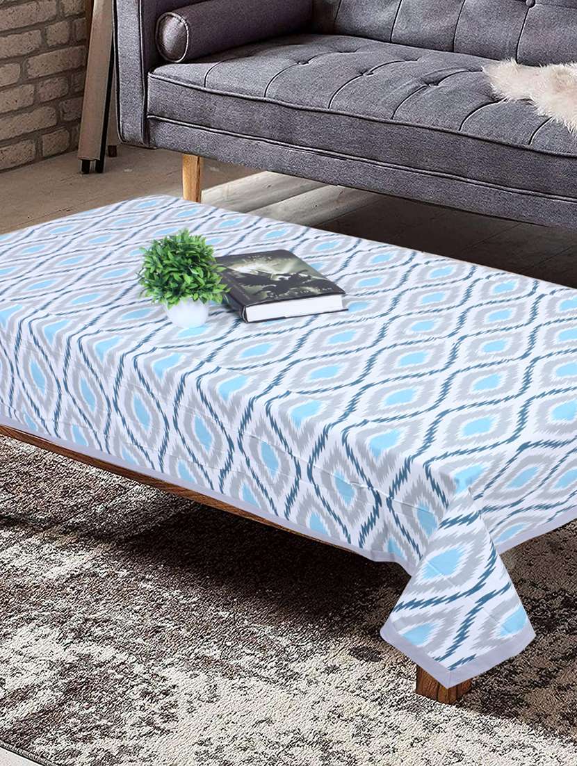 texstylers cotton 4 seater 40 x 60 inch rectangular jaipuri center table cloth