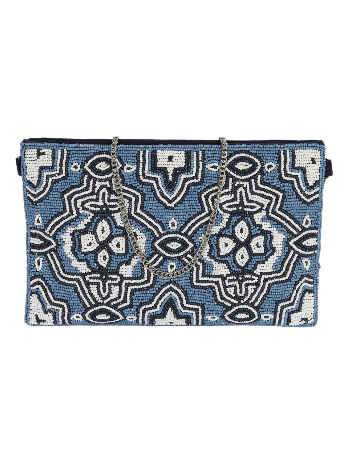 embellished canvas regular sling bag - 19490042 -  Zoom Image - 0