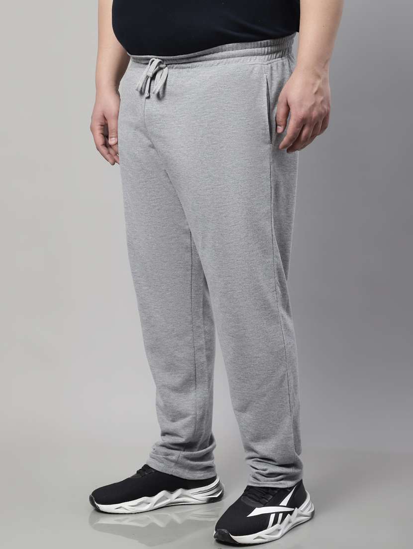 mid rise solid full length track pant - 19490777 -  Standard Image - 2