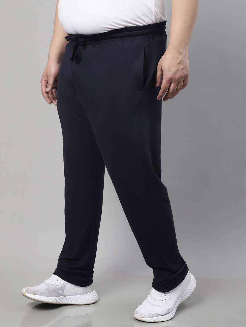 mid rise solid full length track pant - 19490779 -  Standard Image - 2