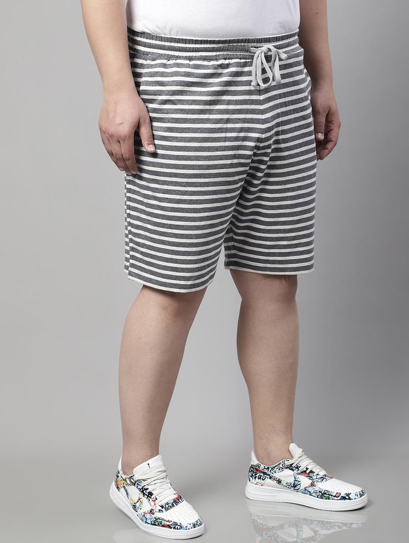 stripes cotton shorts - 19490901 - Standard Image - 2