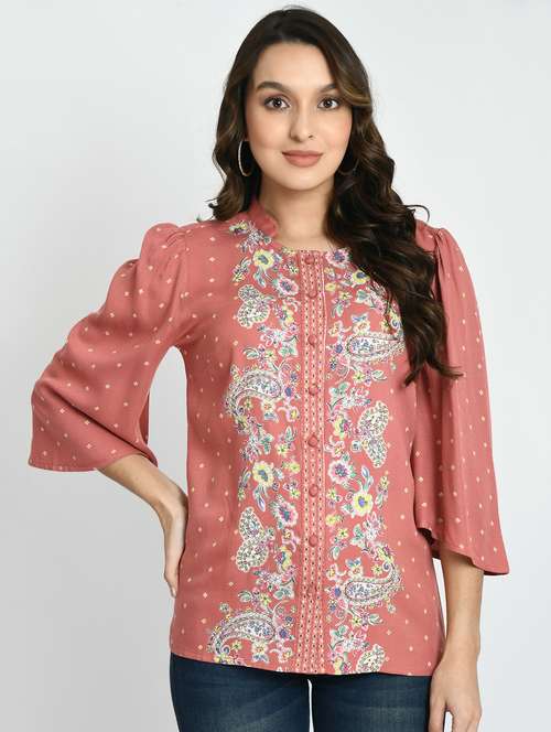 women printed regular shirt - 19491156 -  Standard Image - 0