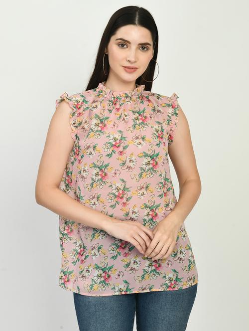 women's straight mock neck top - 19491170 - Standard Image - 0
