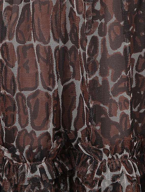 brown printed skirt - 19491814 -  Standard Image - 2