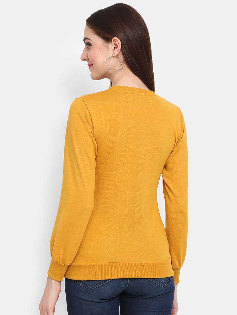 yellow cotton pullover - 19492227 -  Standard Image - 2