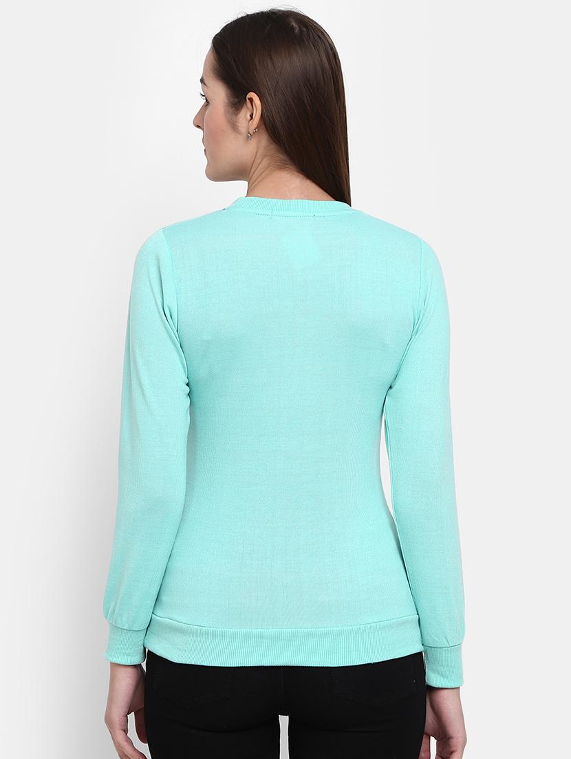 green cotton pullover - 19492239 - Standard Image - 2