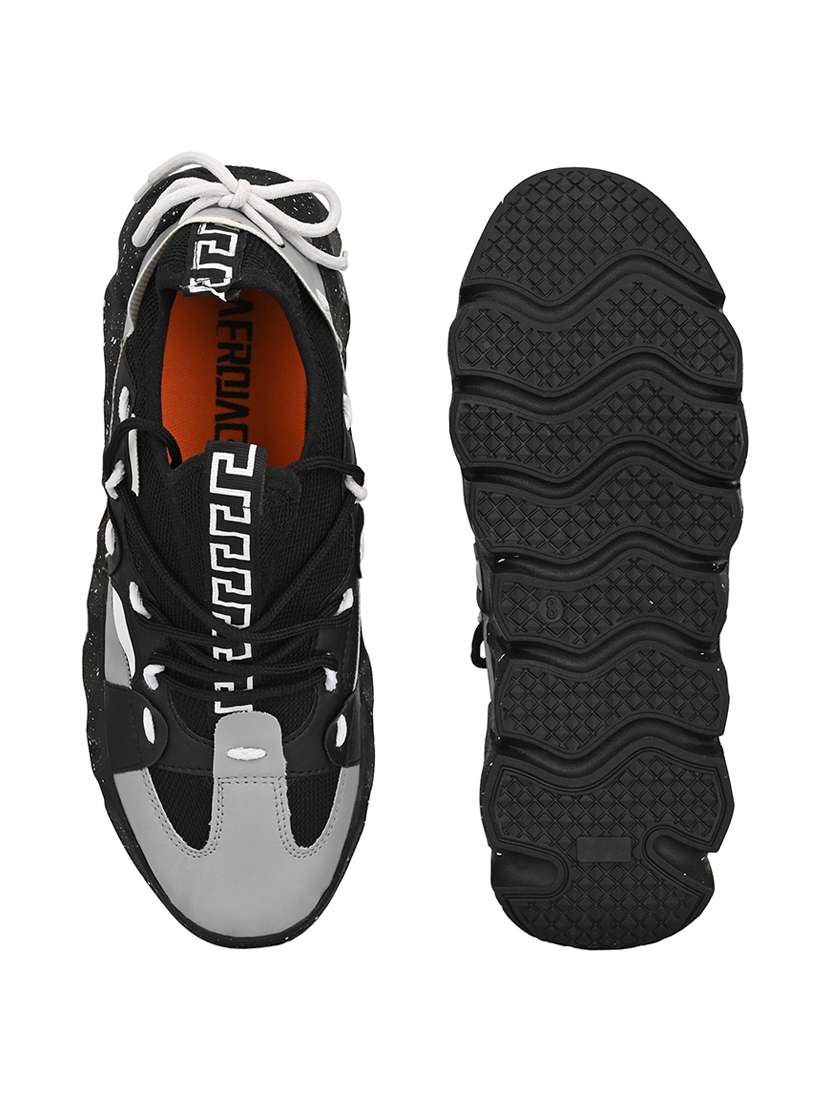 black mesh lace up shoes - 19492467 -  Standard Image - 2