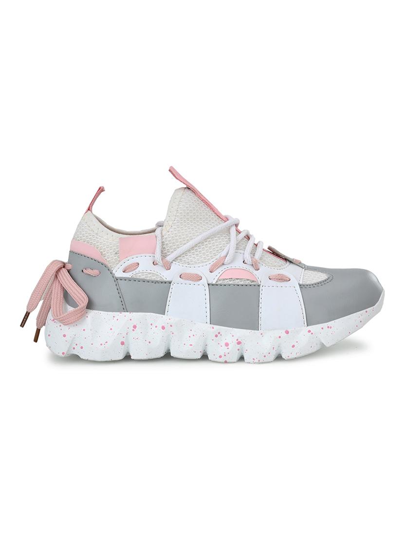 grey lace-up sports shoe - 19492618 - Standard Image - 2