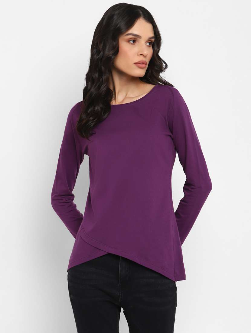 women's plain round neck t-shirt