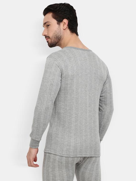 grey cotton thermal top - 19493165 - Standard Image - 2