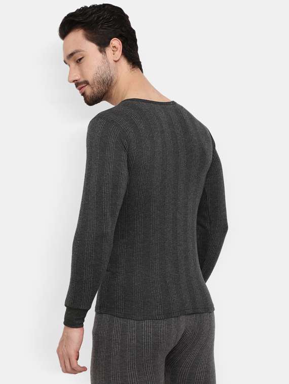 grey cotton thermal top - 19493170 -  Standard Image - 2